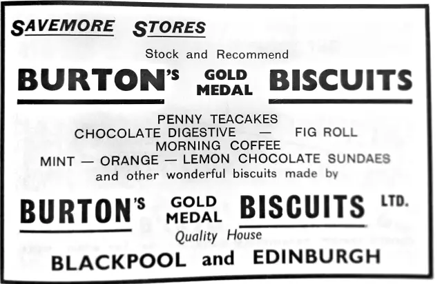 Burton’s Gold Medal Biscuits